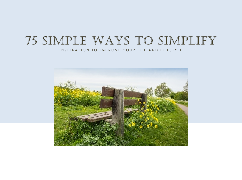 Free Download - 75 Simple Ways to Simplify