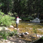 Fishing on Shell Creek (Photo Wyoming Game and Fish Department