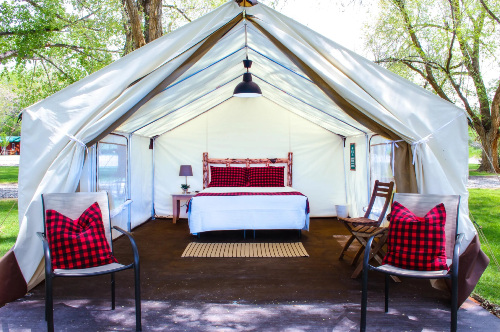 Shell Campground Glamping Tent