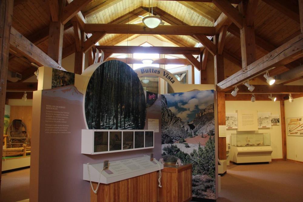 Exhibits at the Burgess Junction Visitor Center
