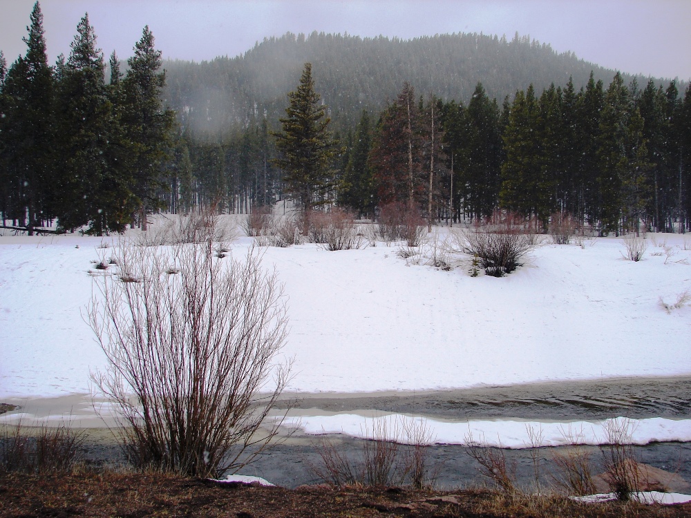 The clear water of the Tongue River