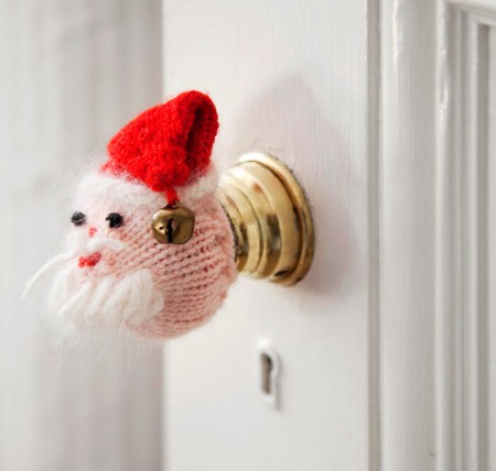 Santa doorknob (Photo: Traditional Home)