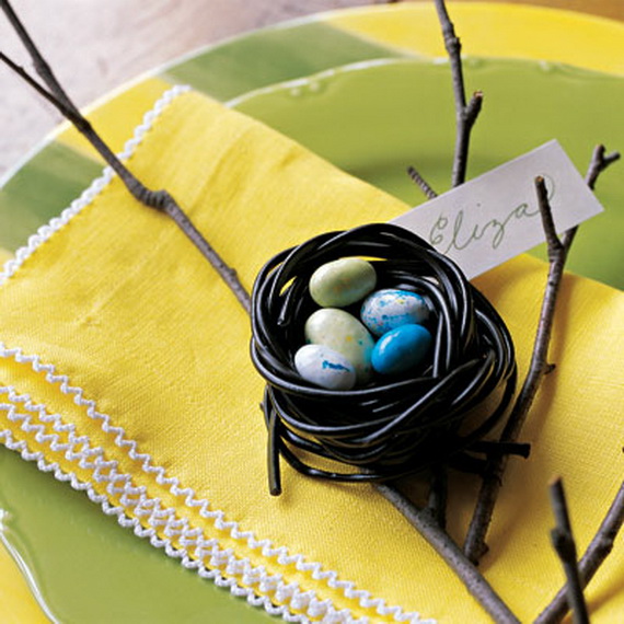 Edible Nest Place Card Holders. (Photo: Delish)