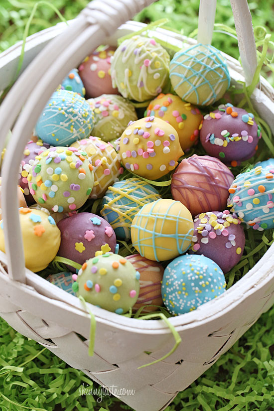 Skinny Easter Egg Cake Balls (Photo: Skinny Taste)