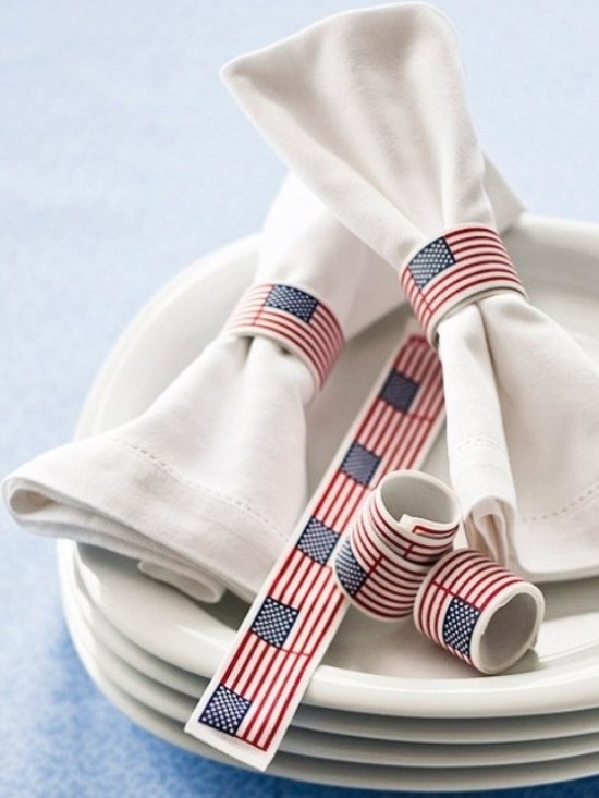 American flag snap bracelets. (Photo: Better Homes and Gardens)
