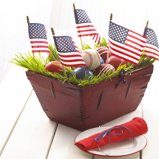 All-American centerpiece. (Photo: Better Homes and Gardens)