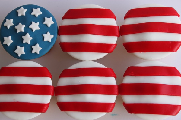 Independence Day Cupcakes. (Photo: Diary of a Ladybird)