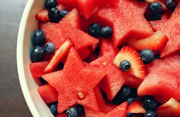 Cookie Cutter Fruit Salad. (Photo: Wit and Whistle)