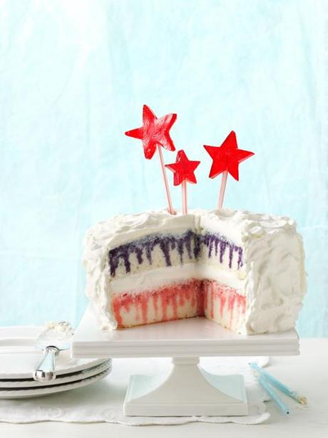 Red, White, and Blueberry Poke Cake. (Photo: Taste of Home)