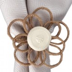Juliska "Twine Flower" napkin ring.