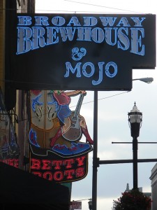 Broadway Brewhouse and Mojo Grill on Broadway, Nashville, TN.