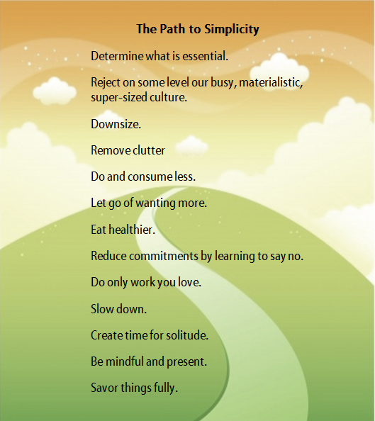 Path to simplicity