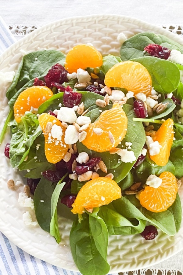 Spinach Salad With Mandarin Oranges (Photo: My Family Thyme)