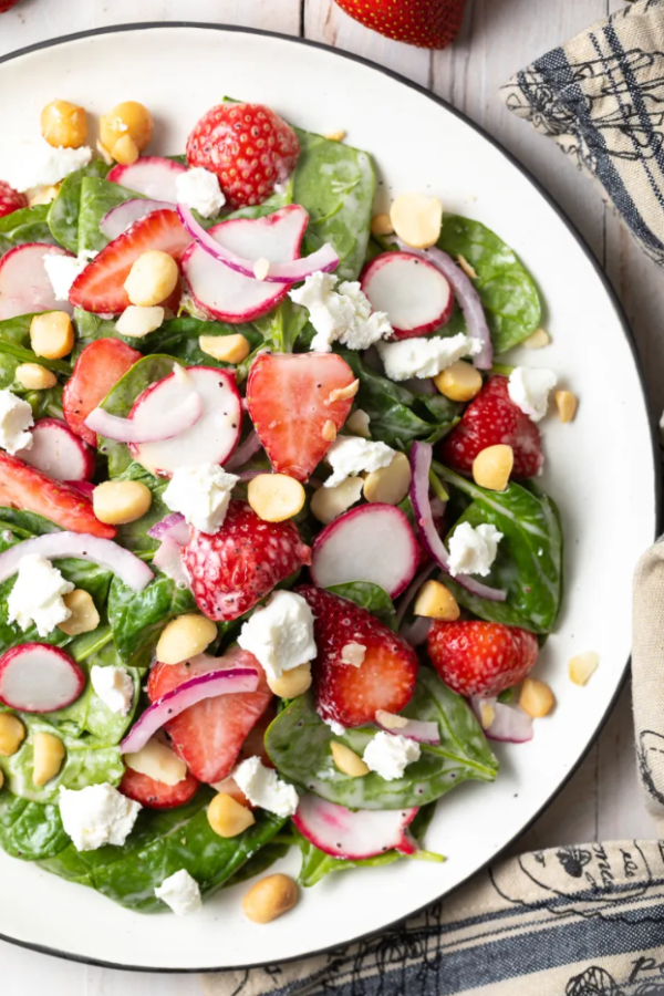 Chunky Strawberry Salad with Poppyseed Dressing (Photo: A Spicy Perspective)