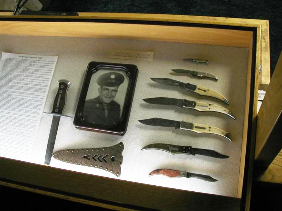 Warther hand-forged Commando knives for local servicemen during World War II.