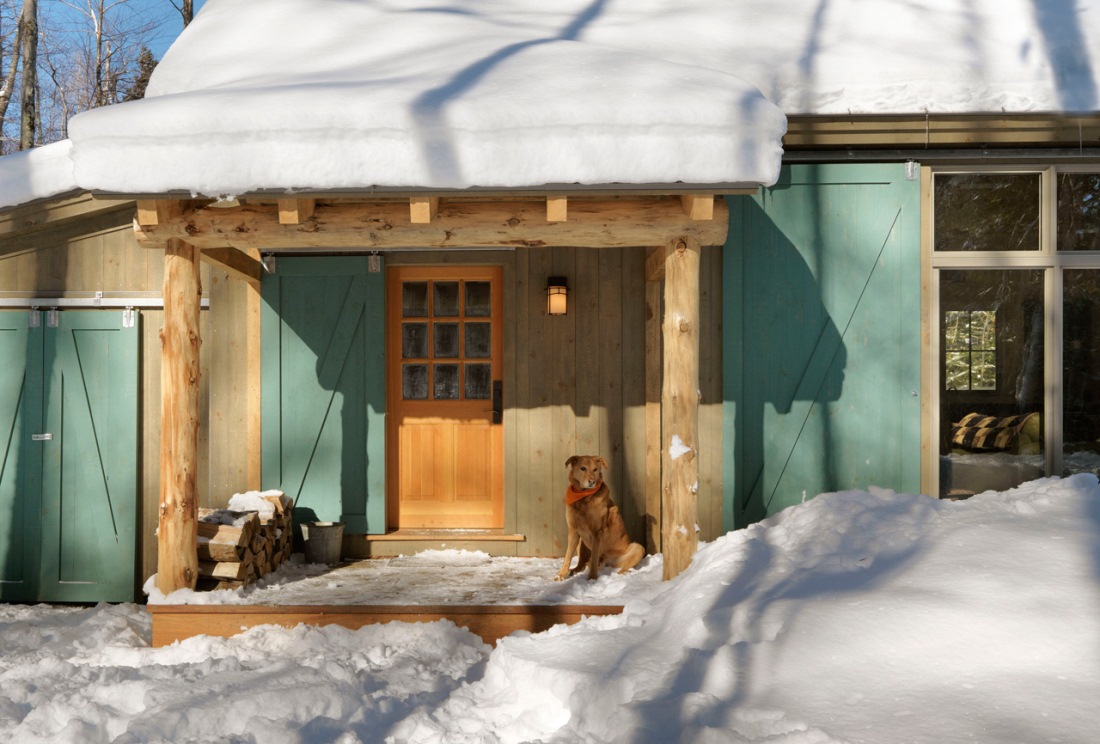 Cabin in the Vermont woods