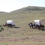 An authentic wagon train experience on the same trail the pioneers traveled. (Photo: Wyoming Tourism)