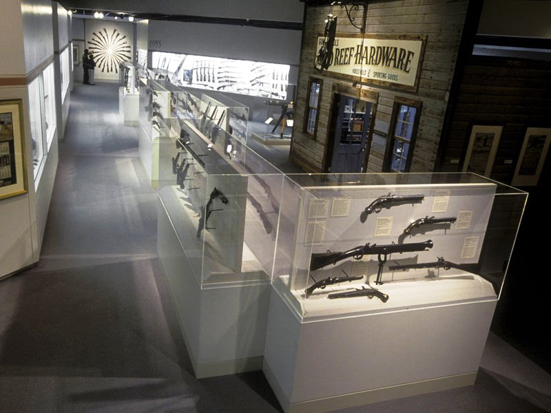 Gallery shot of the Cody Firearms Museum with hardware store exhibit. (Photo: Buffalo Bill Center of the West)