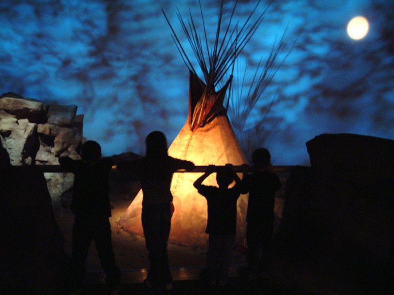 Seasons of Life gallery in the Plains Indian Museum. (Photo: Buffalo Bill Center of the West)